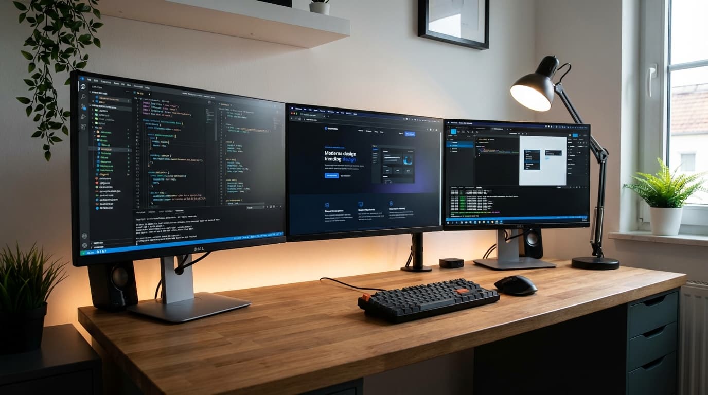 Web Development mockup